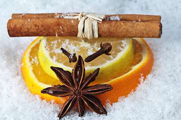 Image showing spices for hot wine punch