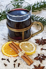 Image showing hot wine punch