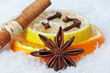 Image showing spices for hot wine punch