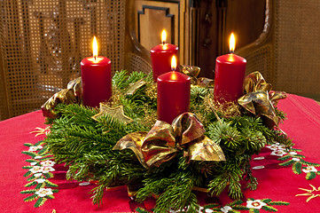 Image showing advent wreath