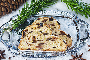 Image showing christmas stollen