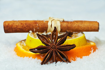 Image showing spices for hot wine punch