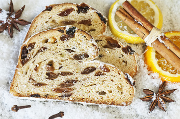 Image showing christmas stollen