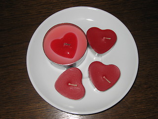 Image showing Love served on a plate