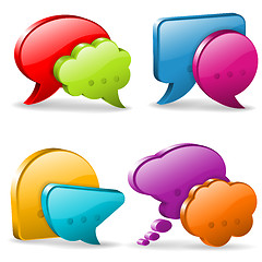 Image showing Speech and Thought Bubbles