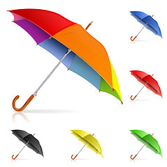 Image showing Set Umbrellas