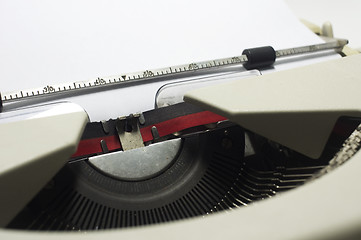 Image showing typewriter message