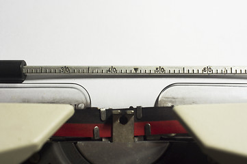 Image showing typewriter message