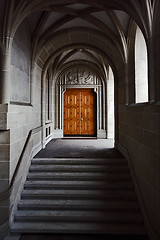 Image showing door and stairs in swisse zurich