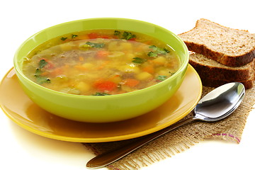 Image showing  Red lentil soup.