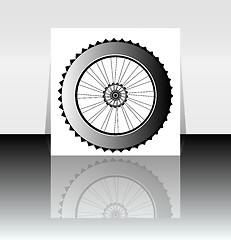 Image showing Bicycle wheel