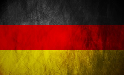 Image showing German grunge flag