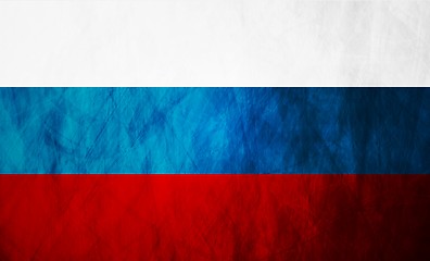Image showing Russian grunge flag