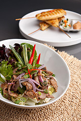 Image showing Num Tok Thai Steak Beef Salad