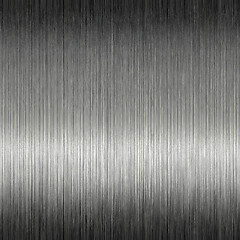 Image showing Shiny Brushed Stainless Steel Metal