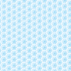 Image showing Abstract seamless texture - light blue hexagons