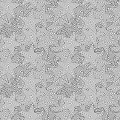 Image showing Abstract seamless pattern with stars