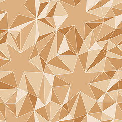 Image showing Stars and triangles - seamless pattern