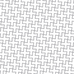 Image showing Simple geometric pattern - gray crosses