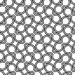 Image showing Simple pattern - lines on white background
