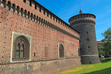 Image showing Castello Sforzesco, Milan