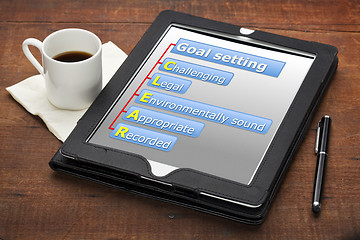 Image showing clear goal setting concept 