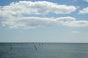 Image showing Sea marks