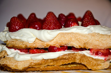 Image showing Strawberry cake