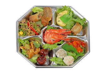 Image showing Shrimp assortments tray