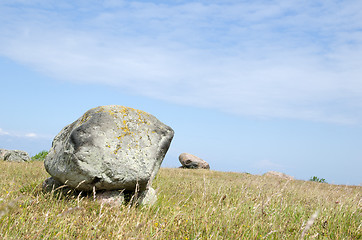 Image showing Burial stones