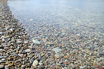 Image showing Stony coast