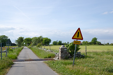 Image showing Cattle guard