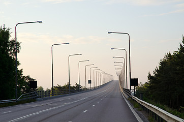 Image showing On the bridge