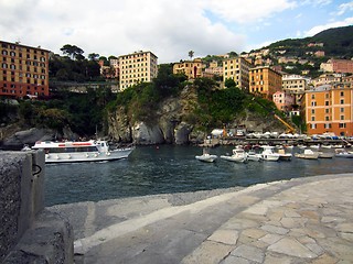 Image showing Camogli on Italian Coast