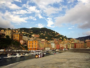 Image showing Harbor on Italian Coast