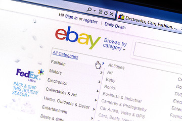 Image showing ebay website