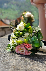 Image showing Beautiful wedding bouquet