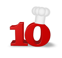 Image showing number ten cook