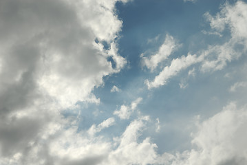 Image showing Clouds and sky