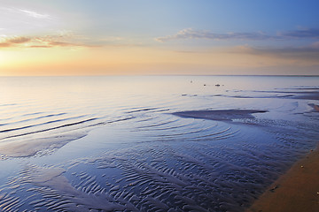 Image showing Morning calmness at the sea