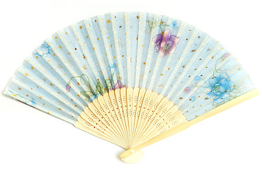 Image showing Blue fan