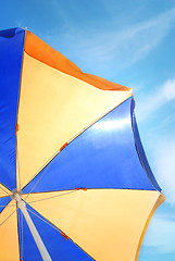 Image showing Beach umbrella