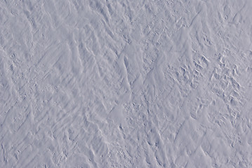 Image showing High mountain snow texture