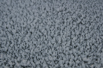 Image showing Frozen snow, backgroun