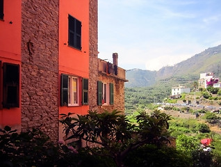Image showing Village on Italian Coast