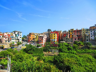Image showing Village on Italian coast