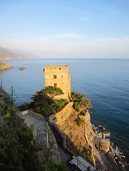 Image showing Castle on Italian  coast
