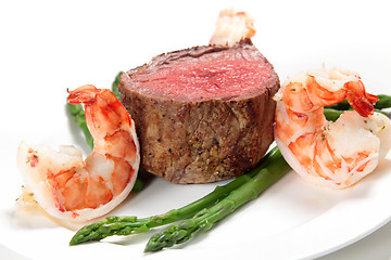 Image showing Surf and turf