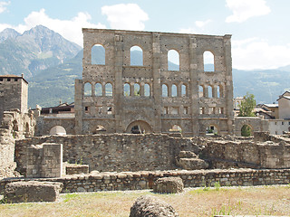 Image showing Roman Theatre Aosta