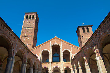 Image showing Sant Ambrogio church, Milan